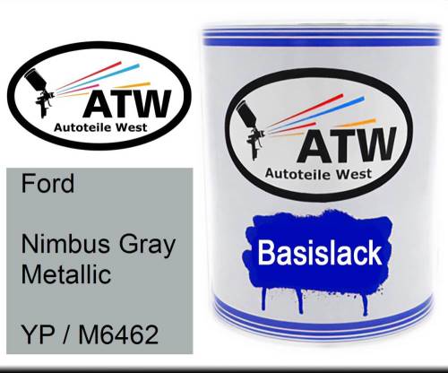 Ford, Nimbus Gray Metallic, YP / M6462: 1L Lackdose, von ATW Autoteile West.